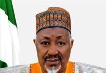 Honourable Minister of Defence, His Excellency Mohammed Badaru Abubakar, CON, mni,