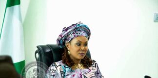 Honourable Minister of Women Affairs, Barrister (Mrs) Uju Kennedy-Ohanenye