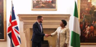 Photo (R-L): Head of the Civil Service of the Federation of Nigeria, Mrs Didi Esther Walson-Jack OON, mni and UK Cabinet Secretary and Head of the Civil Service, Rt. Hon. Simon Case