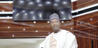 The Honourable Ministers of Education addressing the Public during the inauguration ceremony at Federal Ministry of Education Headquarters Abuja