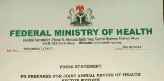 FG Prepares For Joint Annual Review Of Health Sector Reform