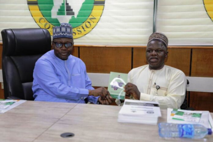 Chairman, National Population Commission, Hon. Nasir Issa Kwarra with The Executive Secretary, National Commission for Persons with Disabilities, Chief Ayuba Gufwan.