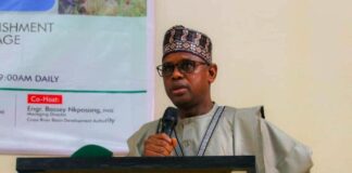 Honourable Minister of State for Water Resources and Sanitation, Bello Muhammad Goronyo, Esq.