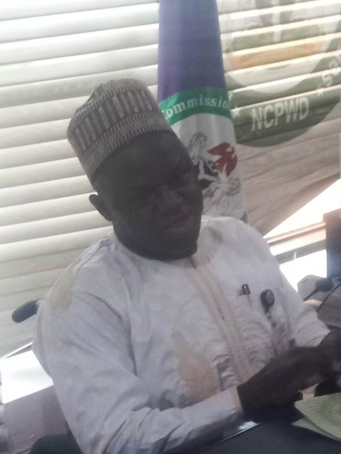 The Executive Secretary, National Commission for Persons with Disabilities, Chief Ayuba Gufwan.