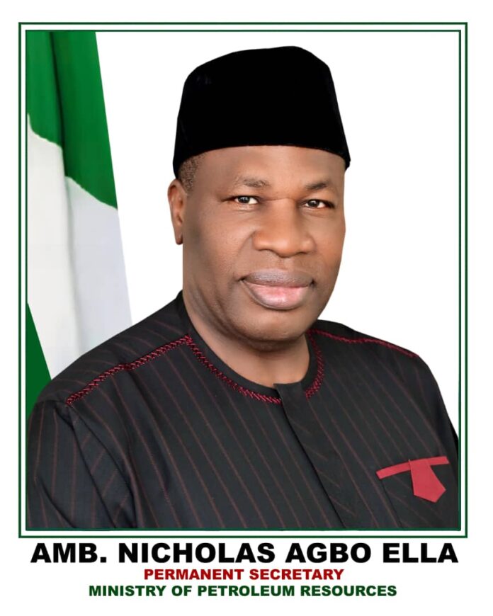 Permanent Secretary, Ministry of Petroleum Resources, Amb. Nicholas Agbo Ella,