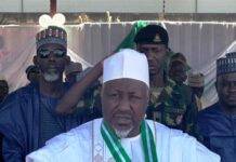 Honourable Minister of Defence, H.E. Mohammed Badaru Abubakar CON, mni,