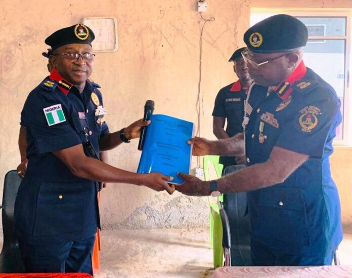 ABIA NSCDC Formally Welcomes A New Commandant