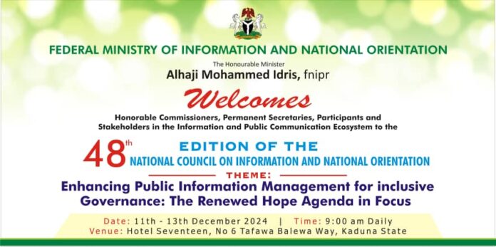 48th Meeting of the National Council on Information and National Orientation