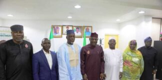 Honourable Minister of Education Dr Maruf Tunji Alausa in the Centre with the Registrars of Examination Agencies at Abuja 12/12/24