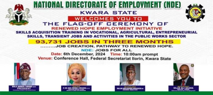 NDE Recruits 2,285 Unemployed Persons In Kwara