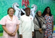 Education Ministers with Ambassador of Cuba to Nigeria ( L)