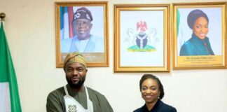 Dr Bosun Tijani (left) Hon Minister Communications innovation and Digital economy and Dr Jumoke Oduwole MFR Hon. Minister Trade and Investment (right)