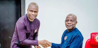 Governor Otti Makes A Historic Move to Swear-In Edo Man As Abia's New Head Of Service