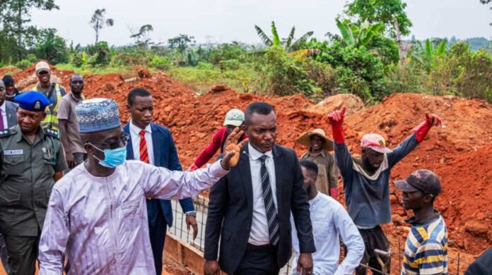 Gov Okpebholo Inspects Ongoning Work At First Flyover In Benin City