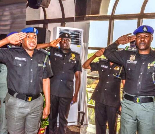 Promotion: Dangiwa, Ata Decorate, Congratulate Police Officers