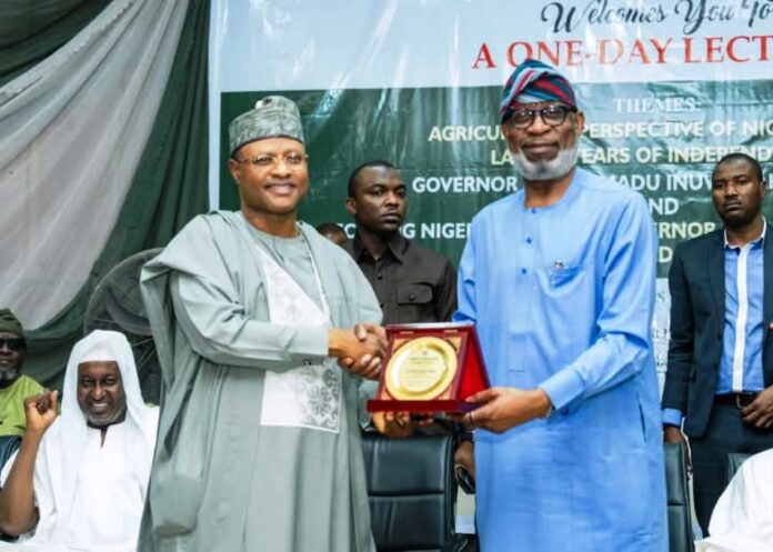 Minister of Solid Minerals, Dele Alake, and Kaduna State Governor, Uba Sani