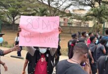 University Students Protest Months Long Darkness