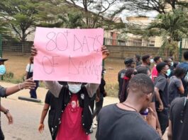 University Students Protest Months Long Darkness