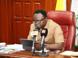 Honourable Minister of Youth Development, Comrade Ayodele Olawande