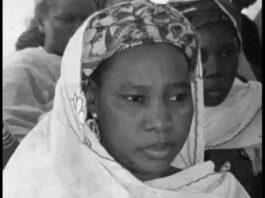 Minister of Information, Alhaji Mohammed Idris's mother-in-law, Hajiya Hauwa Yakub Usman.