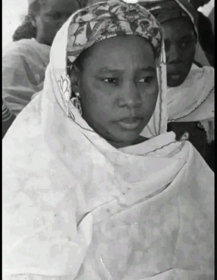 Minister of Information, Alhaji Mohammed Idris's mother-in-law, Hajiya Hauwa Yakub Usman.