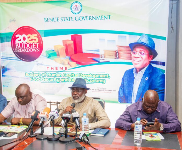 Benue State Presents ₦550.1 Billion 2025 Budget, Prioritizing Human Capital, Food Security, and Digital Innovation