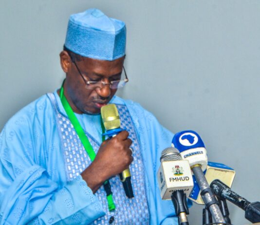 Hon. Minister of Housing and Urban Development, Arc. Ahmed Musa Dangiwa