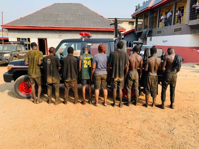 NSCDC Uncovers Illegal Refinery, Arrests 9 Suspects In Abia State