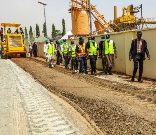 Minister of State for Works Inspects Madalla–Suleja Road Projects