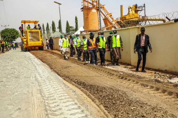 Minister of State for Works Inspects Madalla–Suleja Road Projects