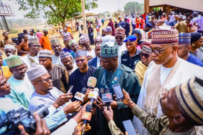 The Minister of Agriculture and Food Security, Sen.Dr Aliyu Sabi Abdullahi, during the Cooperative workshop held in Kaduna State