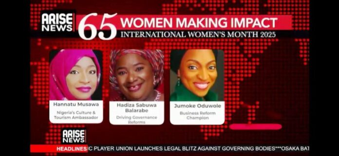 65 Women of Impact: First Lady Tinubu, Musawa, Okonjo-Iweala, Others, Nominated for Award