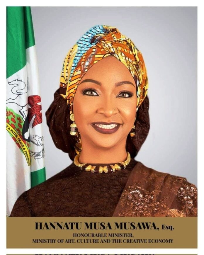 Barr. Hannatu Musa Musawa, The Hon. Minister Federal Ministry Of Arts, Culture, Tourism and Creative Economy.