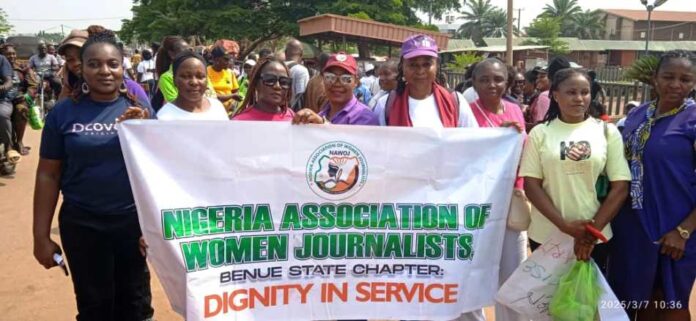 Benue Women Groups Celebrate International Women’s Day with Advocacy Walk