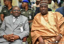 L-R, the Permanent Secretary,FMAFS, Dr Marcus Olaniyi Ogunbiyi and Minister of State for Agriculture and Food Security, Sen.Dr Aliyu Sabi Abdullahi, during the summit in Abuja