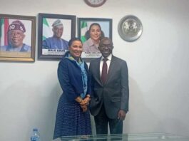Honourable Minister of State Finance, Dr Doris Uzoka-Anite received a high-level delegation from MOFI, led by its Managing Director, Dr Armstrong Ume Takang