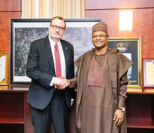 Governor Sani Received USA Ambassador On Courtesy
