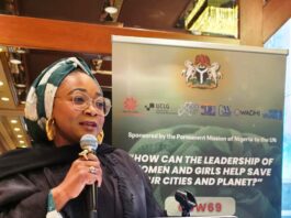 Honourable Minister of Women Affairs Hajiya Imaan Suleiman Ibrahim, fsi