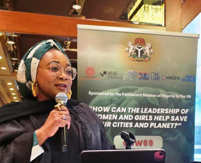 Honourable Minister of Women Affairs Hajiya Imaan Suleiman Ibrahim, fsi