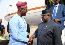 President of Sierra Leone, Mr. Julius Maada Bio made a historic visit to the Governor of Oyo State, Engr. Seyi Makinde, in Ibadan, the Oyo State capital