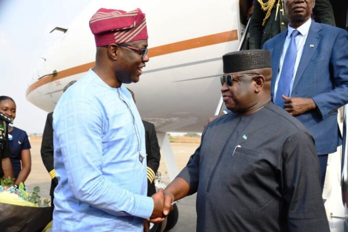 President of Sierra Leone, Mr. Julius Maada Bio made a historic visit to the Governor of Oyo State, Engr. Seyi Makinde, in Ibadan, the Oyo State capital