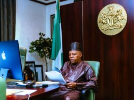Vice President, Senator Kashim Shettima