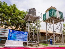 Prof Utsev Commissions Water Facility at NYSC camp, Abuja