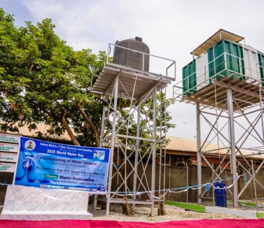 Prof Utsev Commissions Water Facility at NYSC camp, Abuja