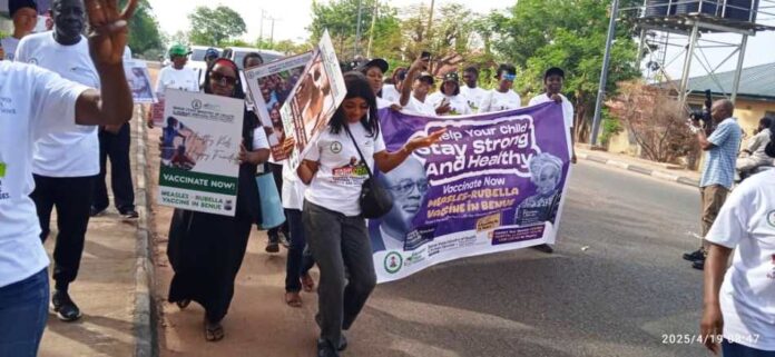 Benue State Partners with Renewed Hope Initiative to Launch Measles-Rubella Vaccination Campaign