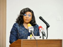 Head of the Civil of the Federation, Mrs.Didi Esther Walson-Jack, OON, mni, delivering her keynote Address at the Induction Programme for newly appointed Permanent Secretaries and Accountant-General of the Federation (appointed between May 2024 and February 2025), held on 23rd April, 2025 in Abuja.