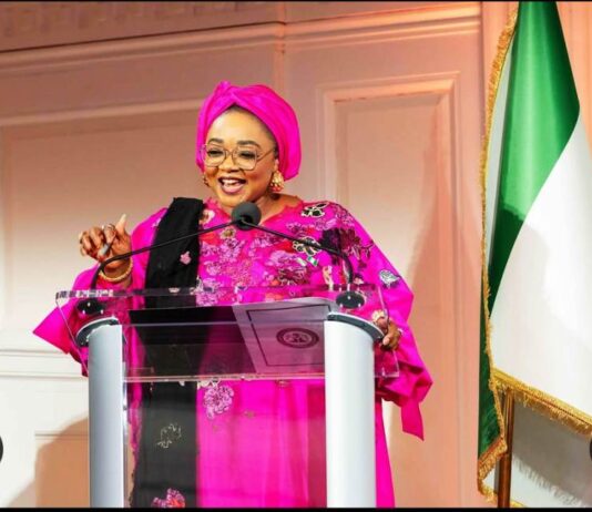 Honourable Minister of Women Affairs, Hajiya Imaan Sulaiman Ibrahim