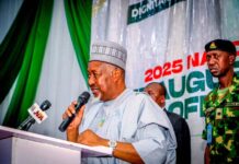 Hon. Minister of Defence, H.E. Mohammed Badaru Abubakar, CON, mni
