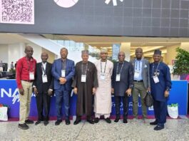 The Hon. Minister and CEOs of Information Agencies at the NAB Show, Las Vegas, Nevada, USA