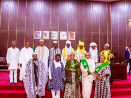 Nigerian First Lady Meets With Traditional Rulers In Taraba State